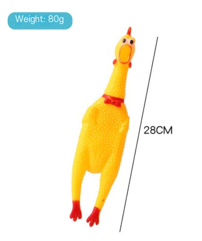 Creative Vocal Chicken Dog Toy for Teeth Grinding