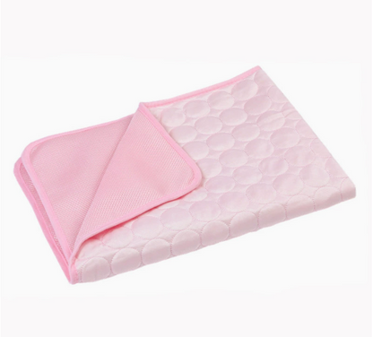 Cooling Ice Silk Mat for Summer Pet Comfort