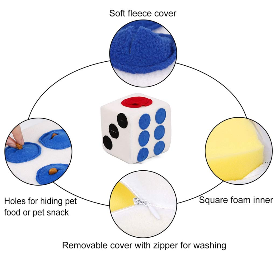 Toys for Pets - Plush Toys and Dice Toys