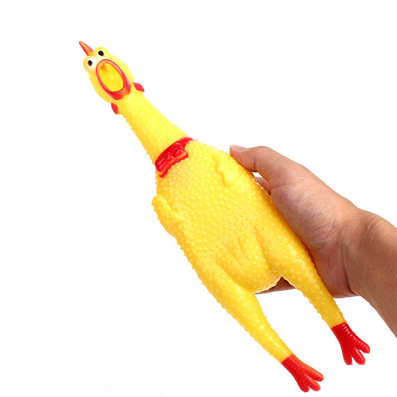Creative Vocal Chicken Dog Toy for Teeth Grinding