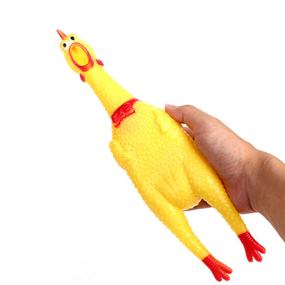 Creative Vocal Chicken Dog Toy for Teeth Grinding